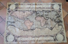 Beldeco Collection Typus Orbis Terrarum World Map Wall Tapestry 133x188cm