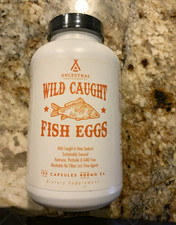 Ancestral Wild Caught Fish Eggs. 180ct, brand new & factory sealed. Free ship!