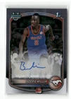 2025-26 Bowman #CPA-BR Boopie Miller Chrome Prospect Autograph