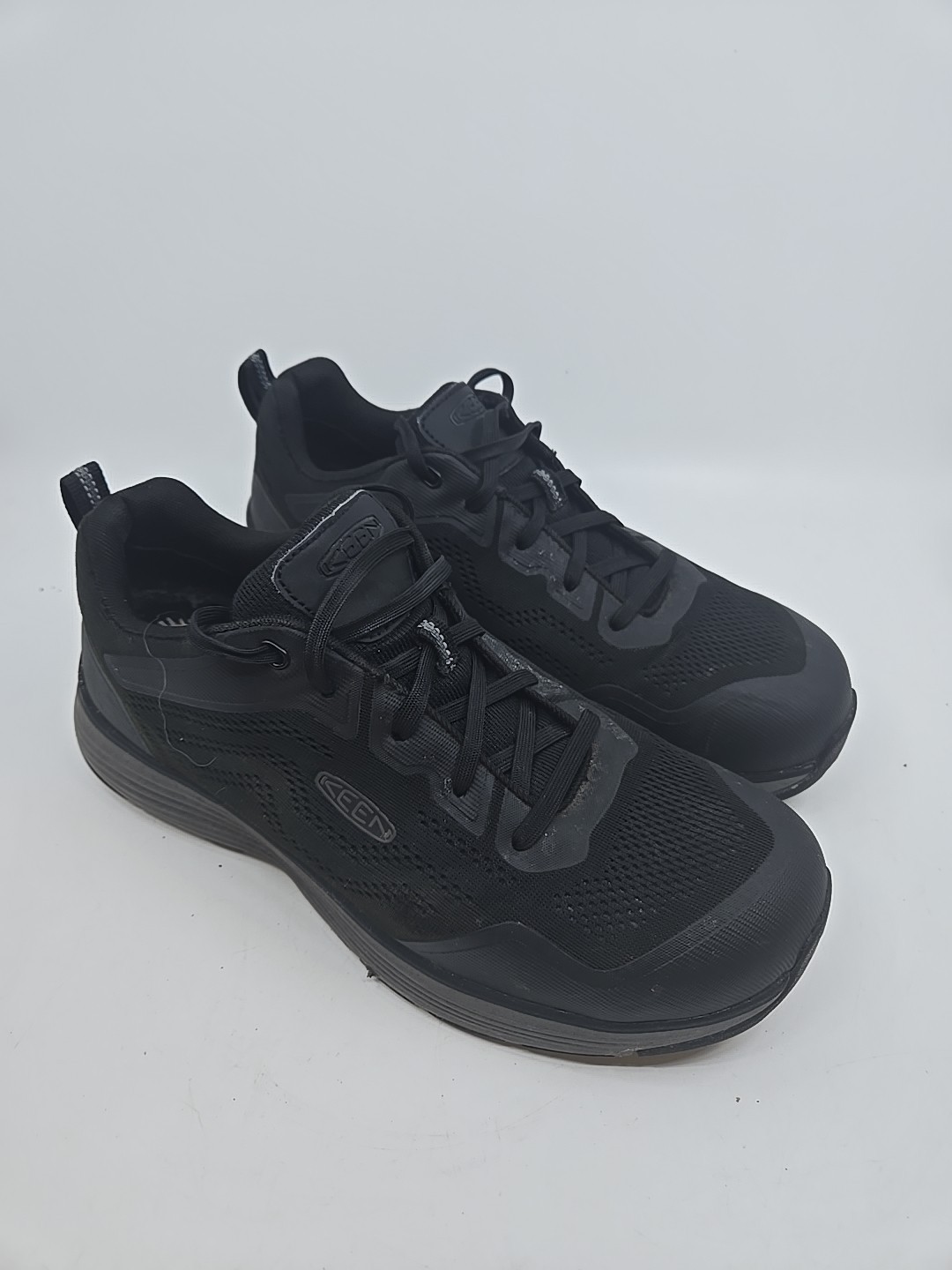 SCARPE DA LAVORO KEEN uomo 12D ASTM F2413 18 PUNTA ACCIAIO NERE necessita di soletta