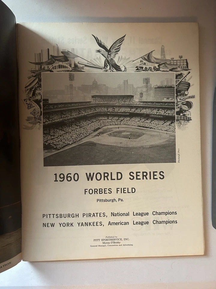 Bill Mazeroski Pirates 6 INSCRIPTIONS 1960 World Series Autographed Game Program - Image 4 of 4