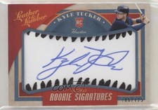 2019 Leather & Lumber Rookie Signatures Baseball Black /125 Kyle Tucker Auto rx2