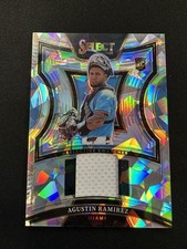 2025 Panini Select Selective Swatches Ice Prizm #SS-AR Agustin Ramirez - Marlins