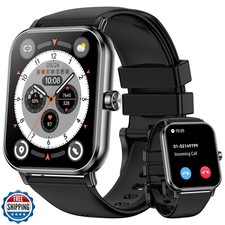 Smart Watch for Men Women, 1.85" HD Fitness Tracker with Bluetooth Calls, IP6...