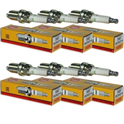 6X Original NGK Zündkerzen BKR5EYA für Toyota Hilux II  Starlet Yaris Corolla