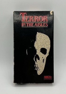 Terror in the Aisles VHS 1984 Vintage MCA Video Horror Film Donald Pleasence