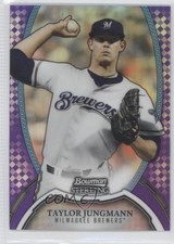 2011 Bowman Sterling MLB Future Stars Purple Refractor 10/10 Taylor Jungmann 0f6