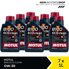 Motul 8100 Eco-clean 0W-30 Chrysler Ford Fiat Mercedes 7x1 Liter = 7 Liter Motul 8100 Eco-clean 0W-30 Chrysler Ford Fiat Mercedes 7x1 Liter = 7 Liter