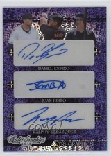 2023 Leaf Eclectic Purple Metalized Sparkles 6/6 Daniel Espino #MTG-5 Auto v9t