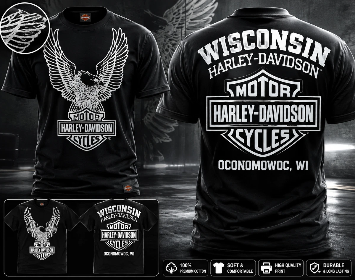 Harley-Davidson Regular Size 3XL T-Shirts for Men for sale | eBay