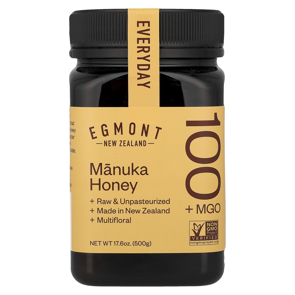 Manuka Honey, Raw & Unpasteurized, MGO 100+, 17.6 oz (500 g)
