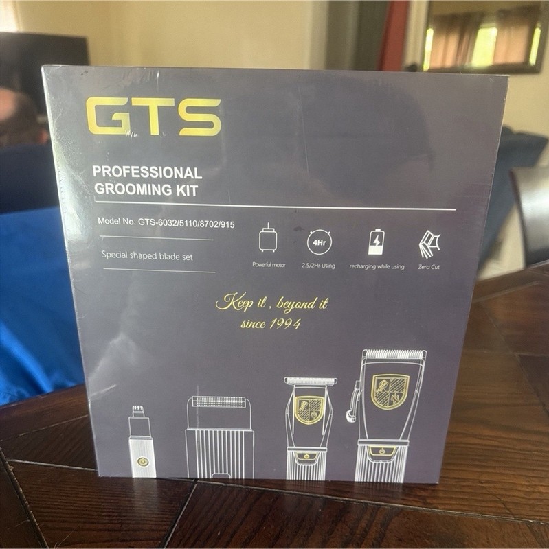 GTS Professional Grooming Kit Clipper Trimmer Shaver Nose Trim. Unopened nice 