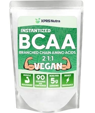 XPRS Nutra BCAA Powder - Amino Acids Supplement for Men - Unflavored BCAA
