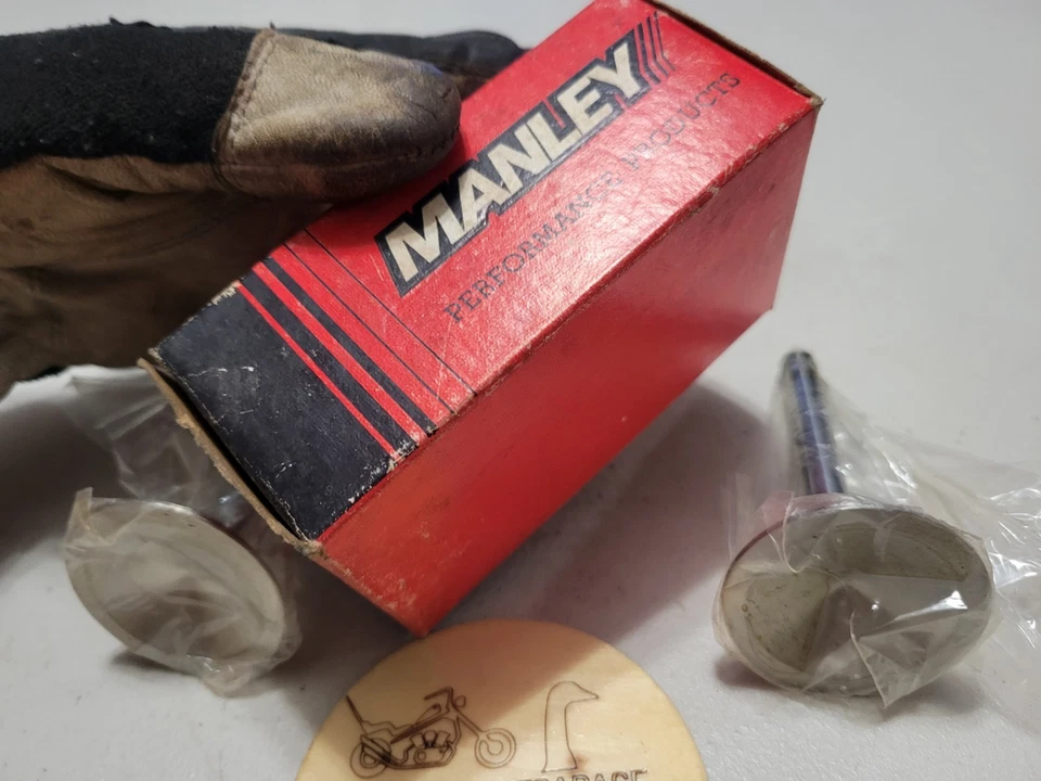 NOVO conjunto de válvulas de admissão Manley 99010-2 para 66-84 Harley Davidson Shovelhead FL FX - Imagem 4 de 4