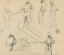 miniature 1  - Frank Griffith (1889-1979) - Early 20th Century Pen and Ink Drawing, Figures