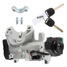 Ignition Switch Lock Cylinder Assembly with chip Keys For Honda Accord CRV Civic