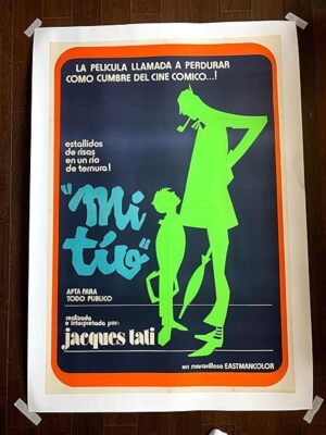 Mi Tio - Mon Oncle - Jacques Tati (1958) 29x42.5 Argentinian Movie Poster LB