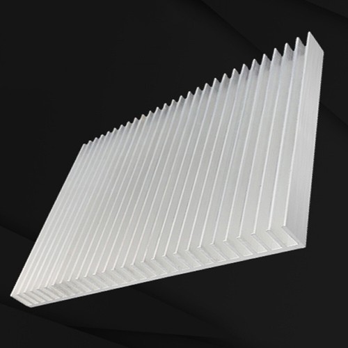 DE 300x150x13mm Aluminium Kühlkörper Thermische Radiator LED CPU Power ID Chip - Bild 2 von 5