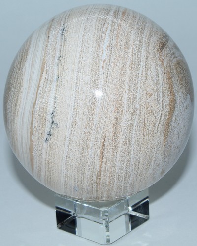 Madagascar Pale Wood Jasper Sphere / 3.00" (76.20 mm) / 21.8 oz (618.01 gr) 3226 - Picture 19 of 19