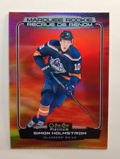 2022-23 OPC PLATINUM HOCKEY SIMON HOLMSTROM MARQUEE ROOKIE SUNSET #270 WJ