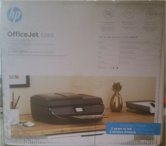 HP OfficeJet 5260 Thermal Inkjet All-In-One Printer for sale online | eBay