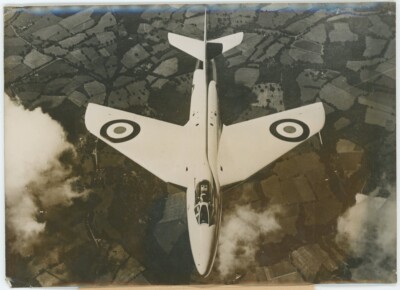 '' Hawker P 1067 '', schnellster Jäger der Welt. Luftfahrt. Flugzeug. 1951.