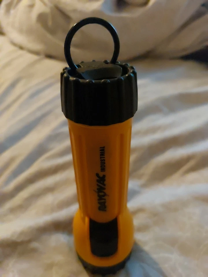 Rayovac Industrial Professional Flashlight, High Intensity Bright Beam, Yellow - Image 2 of 4
