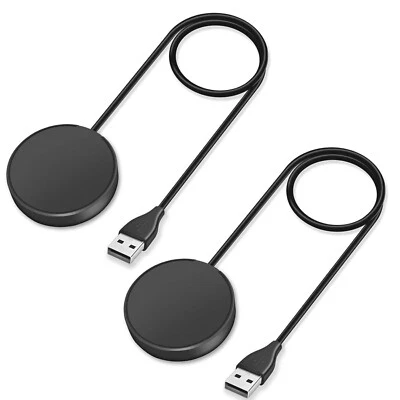 TRAMI 2-Pack Samsung Watch Charger | USB Dock for Galaxy Watch 7/6/5/4/3/Active