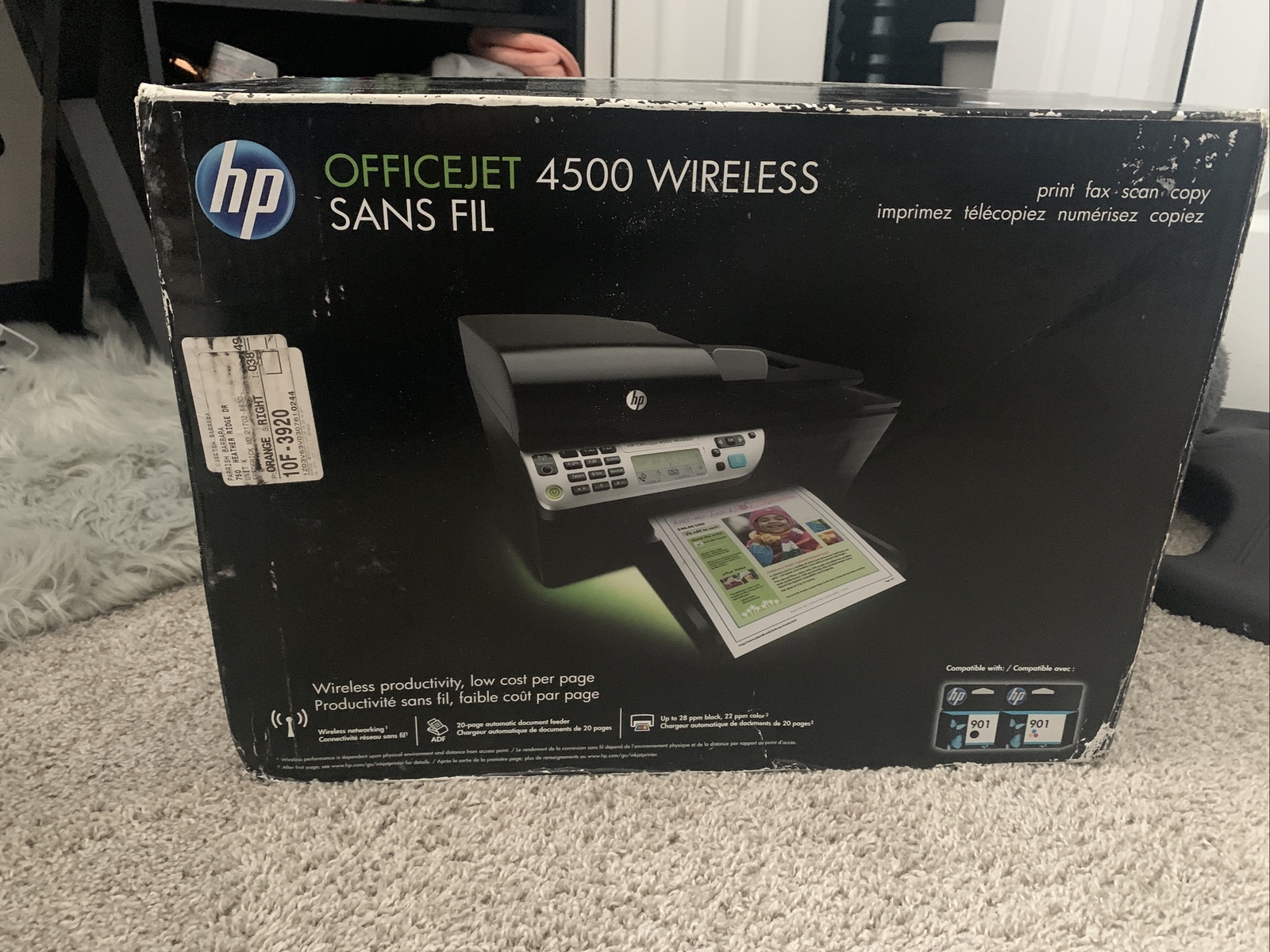Hp Officejet 4500 All In One Inkjet Printer For Sale Online Ebay