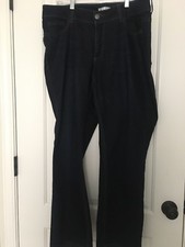 Riders by Lee Women's Denim Jeans Zip Button Pockets Dark Wash Size 16 Blue