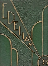 1935 "Edelian" - Edward Drummond Libbey High School Yearbook - Toledo, Ohio +