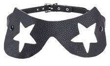 Leather Star Eye Mask Venetian Masquerade Costume prom Halloween Buckle Back S1