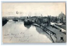 C1910's C&B Steamship Line Bricks Postcard F86E