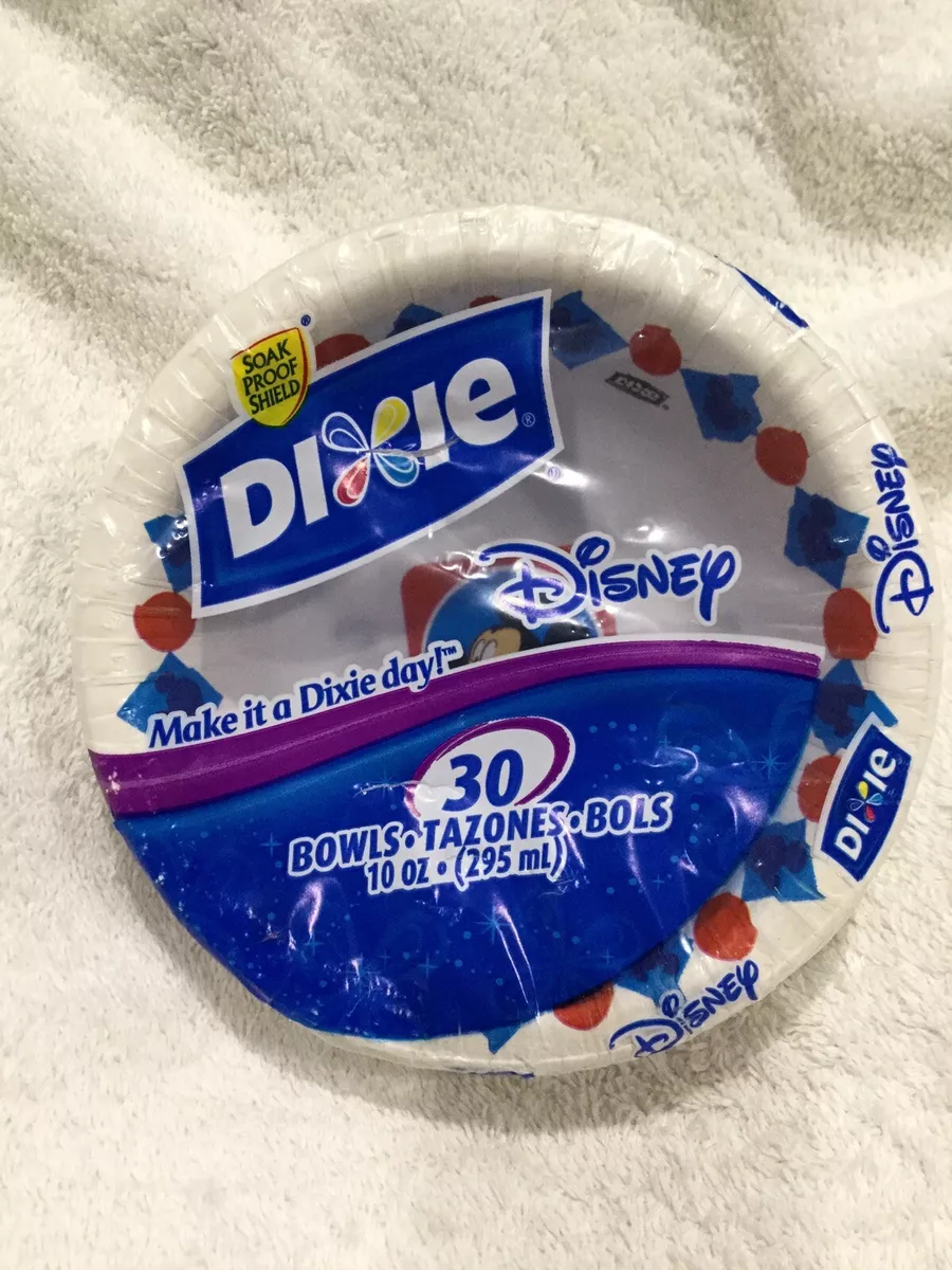 Dixie Disney Mickey Mouse Donald Paper Party Bowls 30 A 10oz Small Round