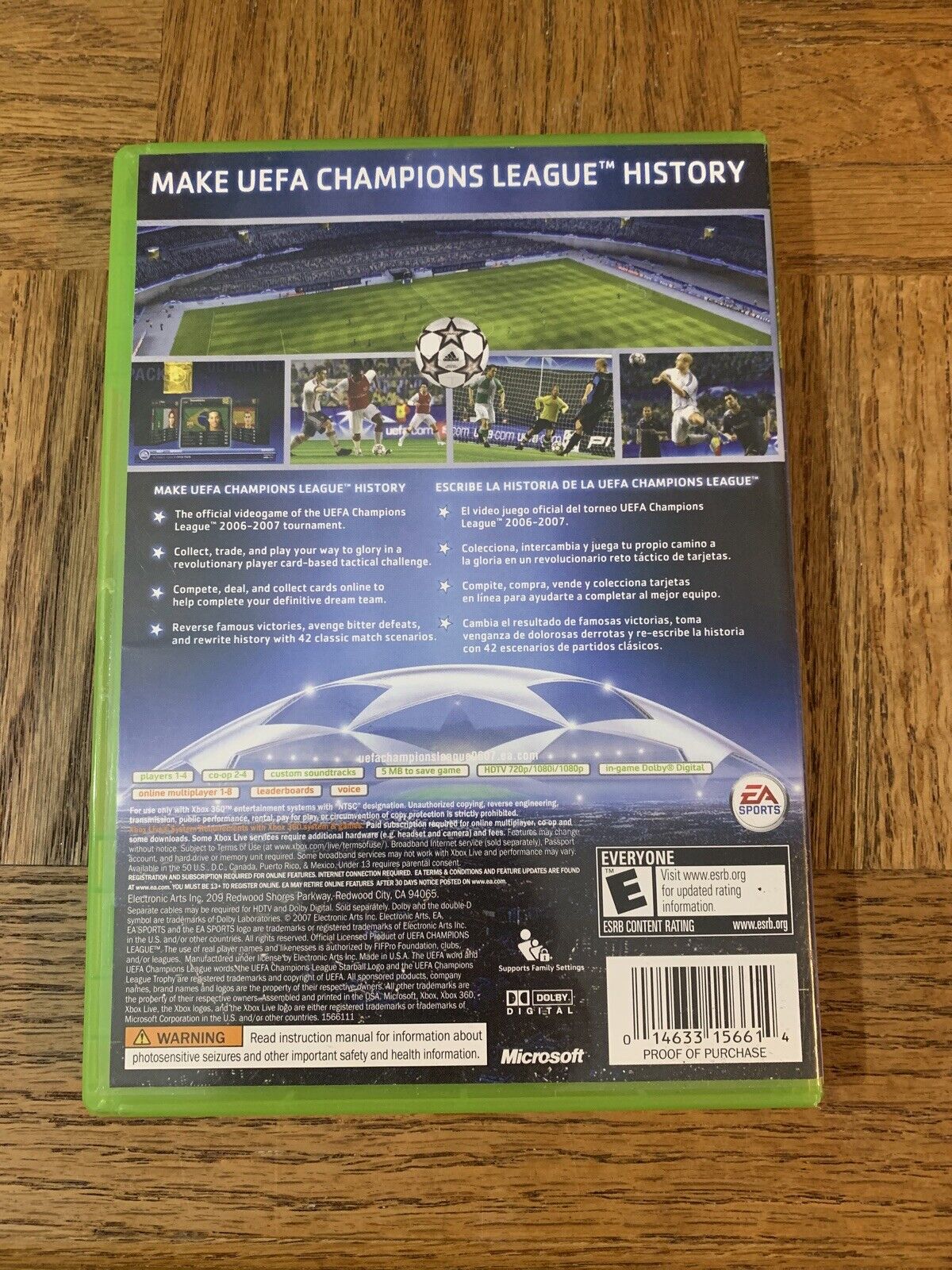 Jogo uefa champions league 2006-2007 xbox 360 novo em Promoção na Americanas