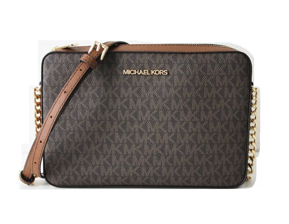 Michael Kors Bag Jet Set Item LG Ew Crossbody Brown