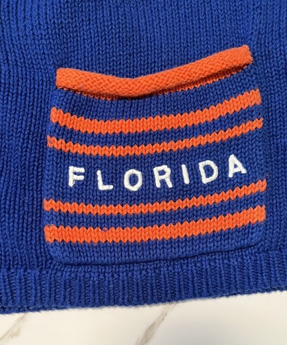 BellePointe Vintage Florida Gators Sweater Vest Size M Missing One Button - Picture 7 of 11