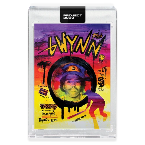 Topps PROJECT 2020 Card 135 - 1983 Tony Gwynn by Gregory Siff - Print Run: 4,863