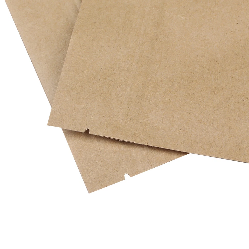 Brown Kraft Clear Window Zip Seal Flat Bag for Blue Corn Tortilla Chips Products - Image 4 of 4