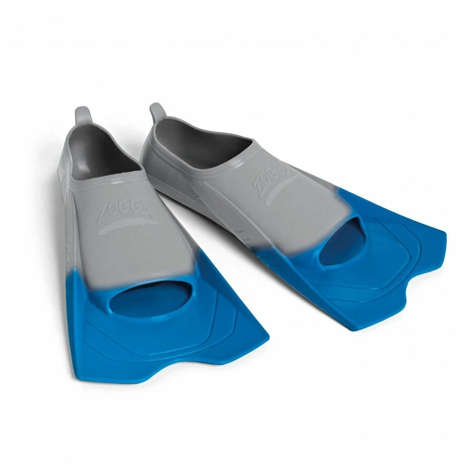 Zoggs Short Blade Ultra Pinne da Allenamento UK 11-12 EU 45-46 Grigio Silicone Prezzo consigliato £32