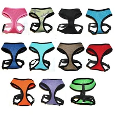 Pet Harness SOFT MESH Vest Collar Small Medium Large Dog Cat Puppy XS S M L XXL