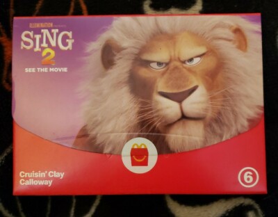 New McDonald s Happy Meal Disney Sing 2 Cruisin  Clay Calloway Toy #6 Unopened