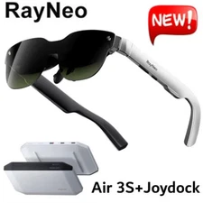 TCL RayNeo Air 3S Smart AR Glasses 201" Micro OLED Cinema Screen 120Hz+Joydock