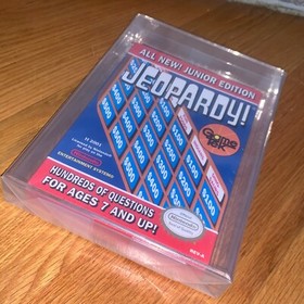 New NES Jeopardy Jr Junior 1989 Factory Sealed VGA 80+ Silver H-Seam Graded Game