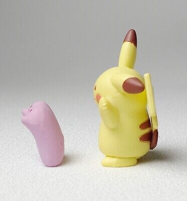 Pikachu Ditto Transform Pokemon Gacha Mini Figure Ditto shortage Japan F/S