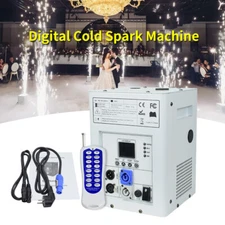 750W Cold Spark Machine Stage Effect DMX Firework DJ Event Party Wedding White