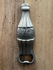 Coca Cola Metal Magnetic Bottle Opener 6" x 1.5"
