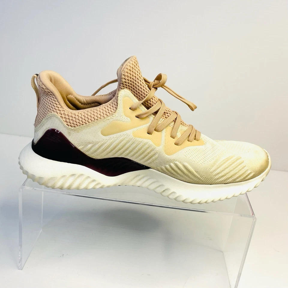 Adidas Size 9 US 7.5 UK Cream Alphabounce Beyond Running Shoes Sneakers - Image 4 of 4