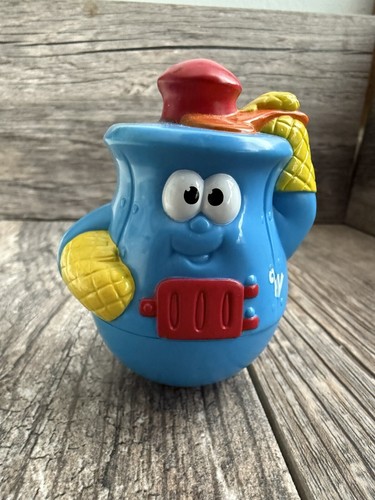 2004 Hasbro Weebles Wobble Figure Blue Chef Stove Oven 3" Tall
