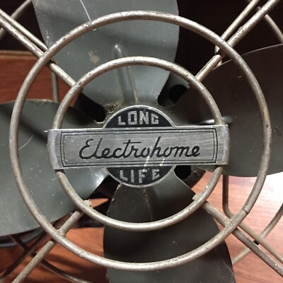 DOMINION ELECTROHOME LONG LIFE Vintage House Fan TESTED GOOD Model